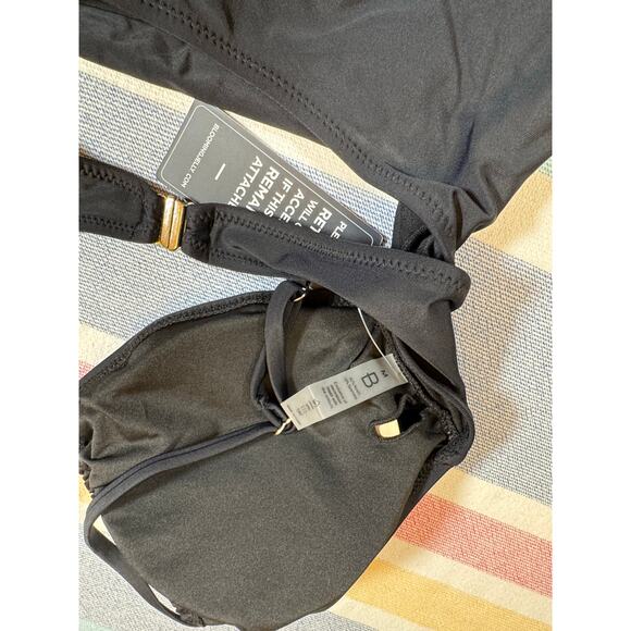 Blooming Jelly Black Cutout One-Piece Swimsuit - Size Medium - Picture 6 of 6